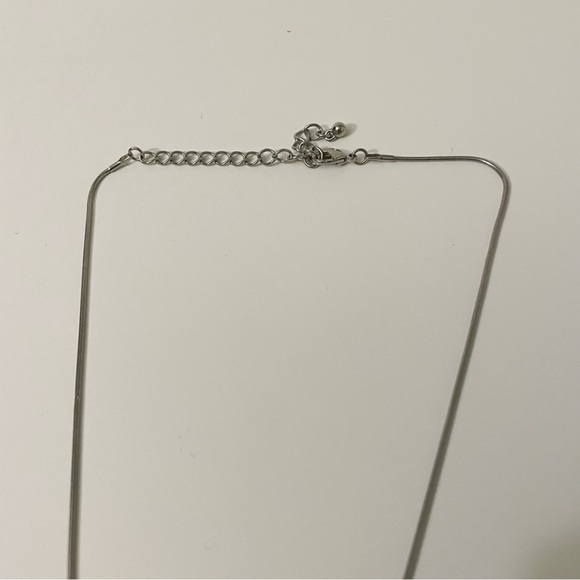 Color Block Geometric Statement Necklace - Picture 8 of 11